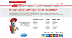 Desktop Screenshot of casadelacero.com